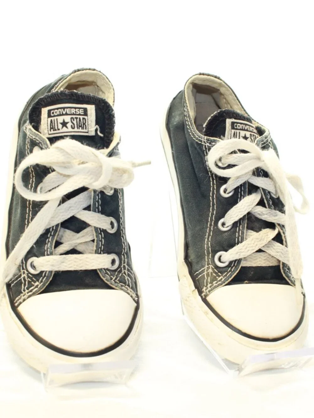 Converse Chuck Taylor All Star Infant Size 10 Black Low Top Sneakers - 7J235